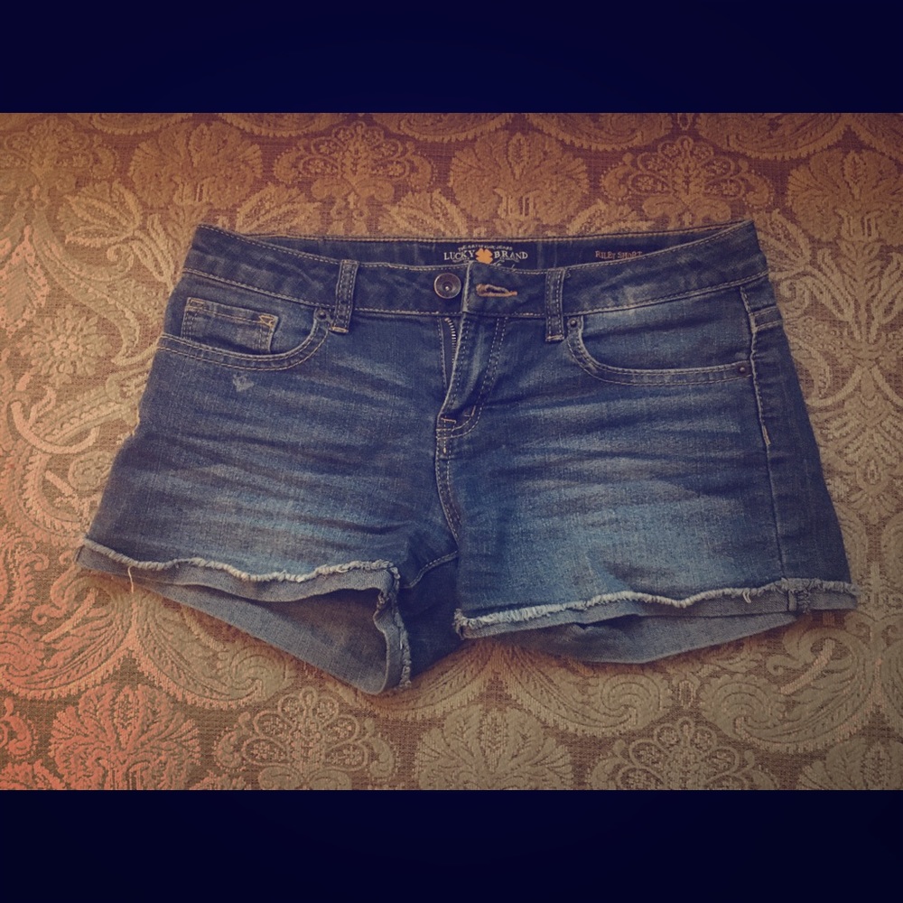 Lightly used, lucky brand jean shorts